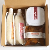 ももかわ+生姜の味噌漬け+甘酒2種セット