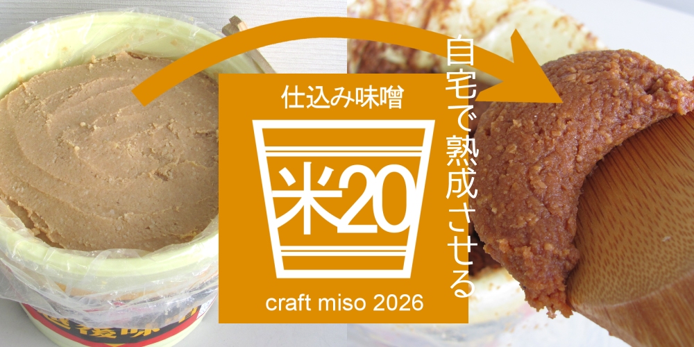 craft miso 仕込み 米20