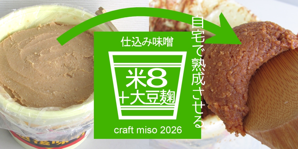 craft miso 仕込み 米8+大豆麹